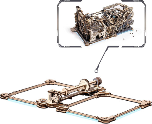 Robotime Marble Night City – 3D Wooden Mechanical Marble Run Kit